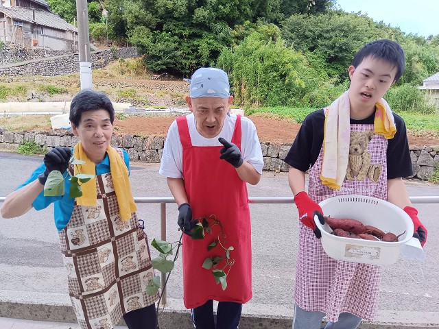 さつまいも堀を行いました♪